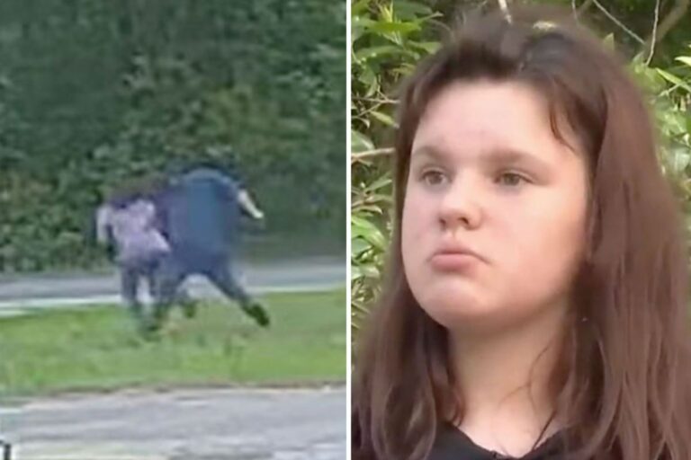 Girl, 11, who fought off kidnapper smeared GOO all over sex offender to leave evidence for cops…