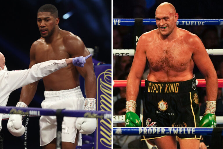 Tyson Fury offers Anthony Joshua £20MILLION bare-knuckle fight until ‘one man quits’ with undisputed…