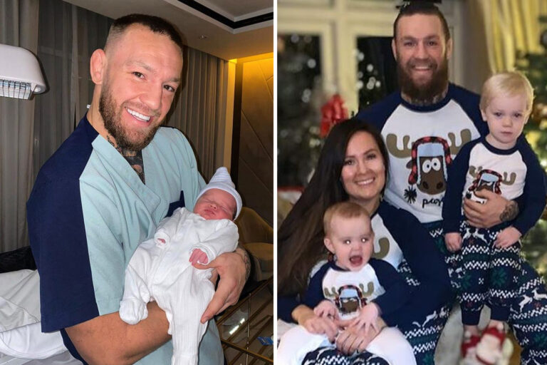Conor McGregor and partner Dee Devlin welcome third child to the world after announcing birth of son…