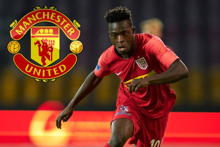 Man Utd face transfer battle with Ajax to sign Ghanaian winger Kamaldeen Sulemana from Danish side…