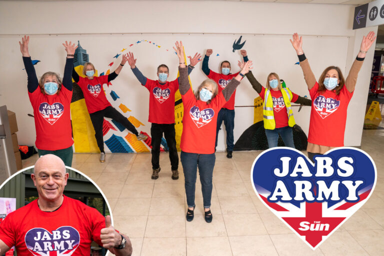 The Sun’s Jabs Army wins top award after playing ‘vital role’ in ending Covid crisis