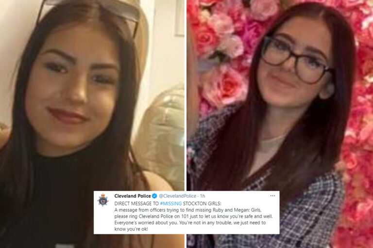 Police make direct appeal to missing girls, 14 and 15, to get in touch as frantic families fear for…