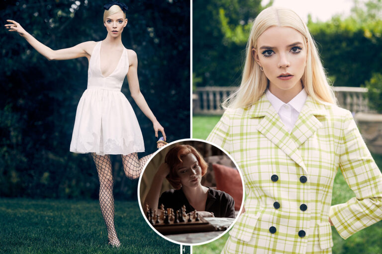 The Queen’s Gambit’s Anya Taylor-Joy shows off her sophisticated style as she models for Elle