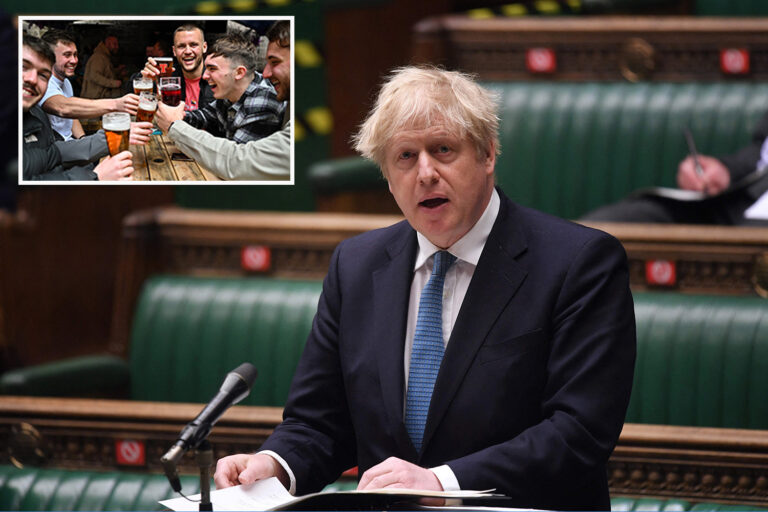 Boris Johnson urges Brits to enjoy freedom with a ‘heavy dose of caution’ as pubs fully open and…