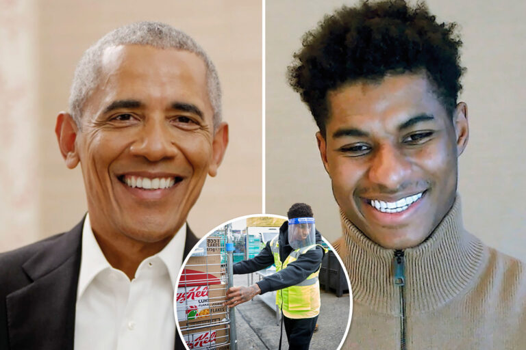 Man Utd star Marcus Rashford has ‘surreal’ zoom call with former US President Barack Obama after…