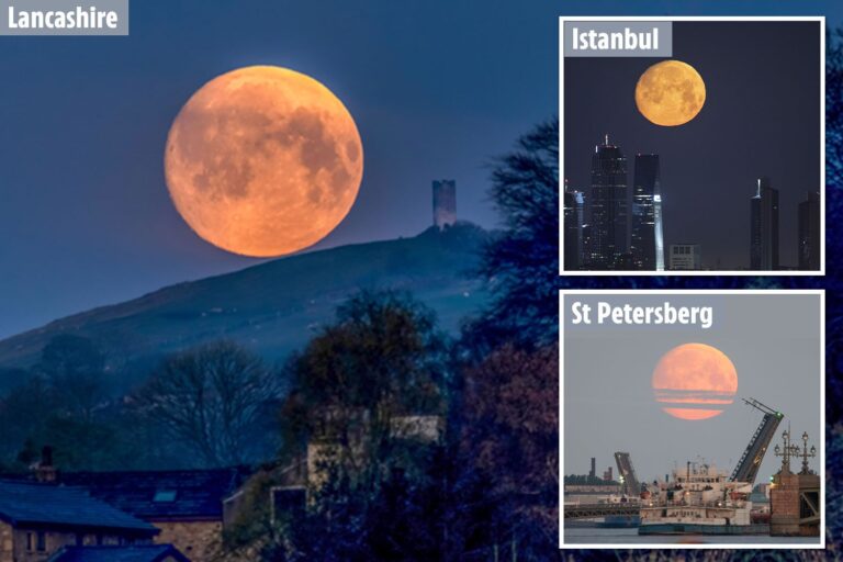 The biggest and brightest full moon of the year will be seen today