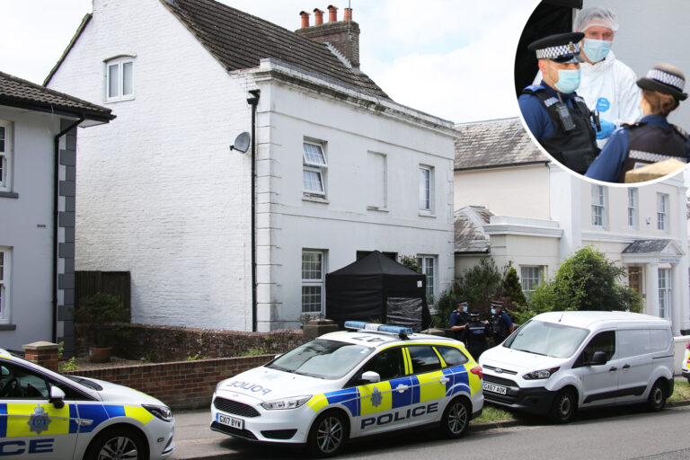 Three men arrested after woman, 53, found dead in Horsham house