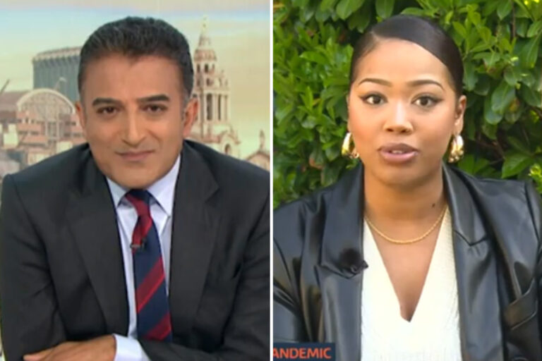 GMB’s Adil Ray in furious clash with Covid anti-vaxxer who claims getting vaccine is ‘psychotic and…