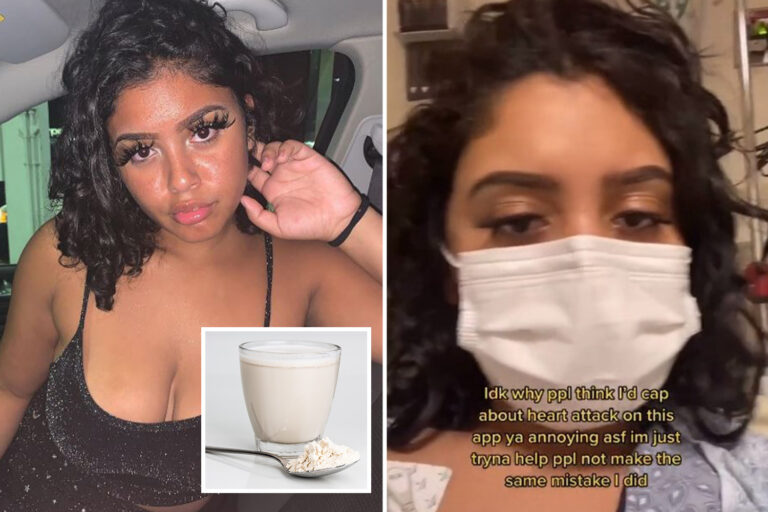 Warning over dangerous ‘dry scooping’ Tik Tok trend as woman, 20, suffers a heart attack
