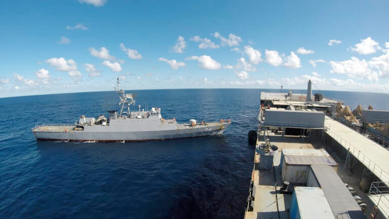 US ‘greatly concerned’ as Iranian warships enter the Atlantic for first time to smuggle weapons to…