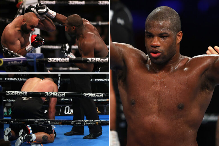 Daniel Dubois KOs Bogdan Dinu in second to secure Super Saturday after sister Caroline booked place…
