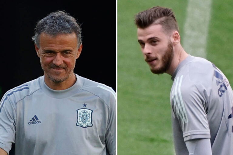 David De Gea sweating over Spain place at Euro 2020 as Enrique refuses to name Man Utd ace as No1