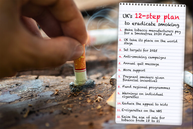 New 12-step plan to ERADICATE smoking in UK revealed – calling for ban to under 21s and e-cigs on…