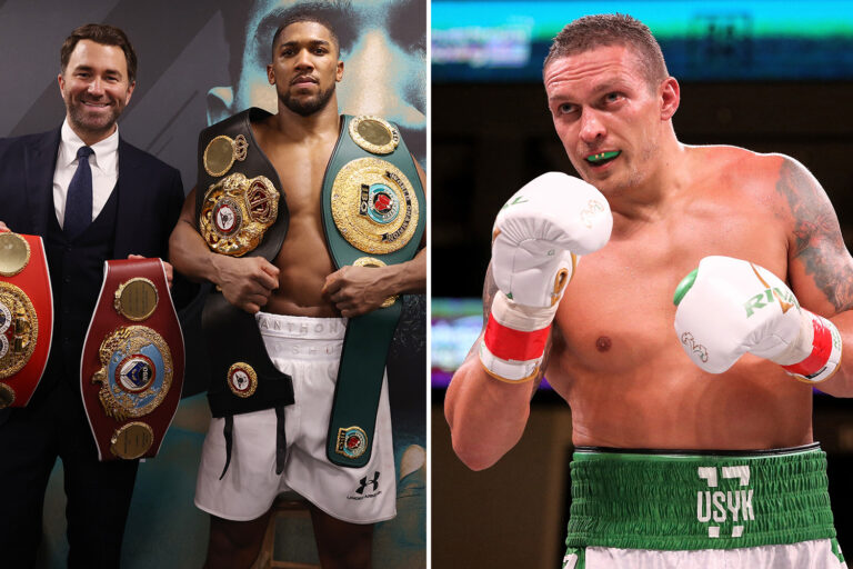 Anthony Joshua vs Oleksandr Usyk will be signed this WEEK for September in London after Tyson Fury…