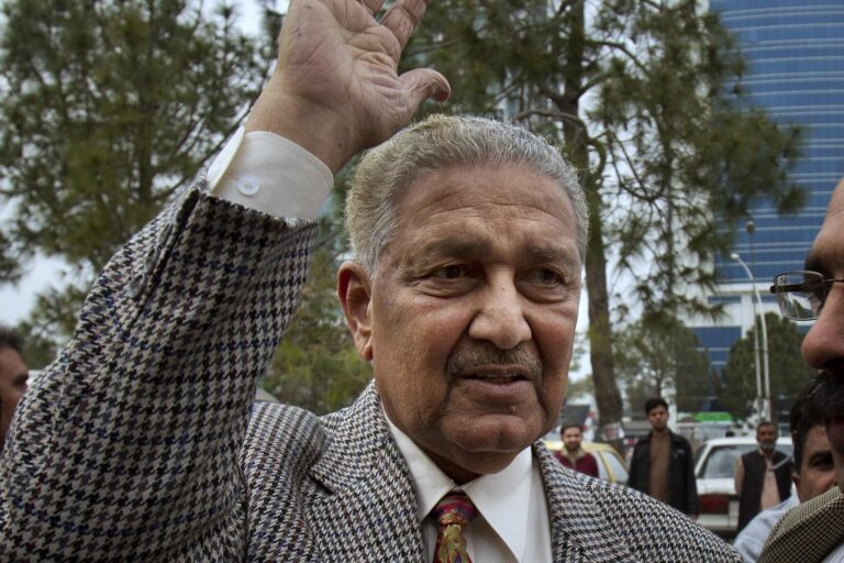 ‘Father of Pakistan’s bomb’ A.Q. Khan dies at 85