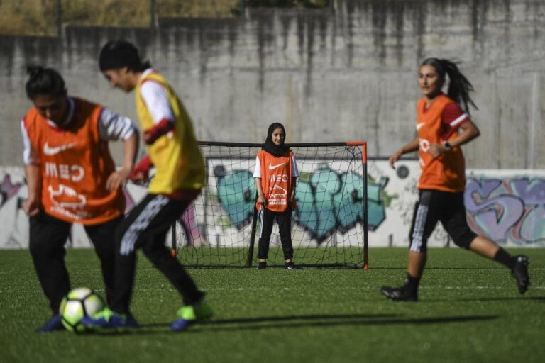 Afghan women’s football team given permission to come to UK