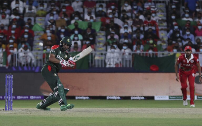Shakib Al-Hasan stars as Bangladesh thrash Oman to stay afloat in T20 World Cup