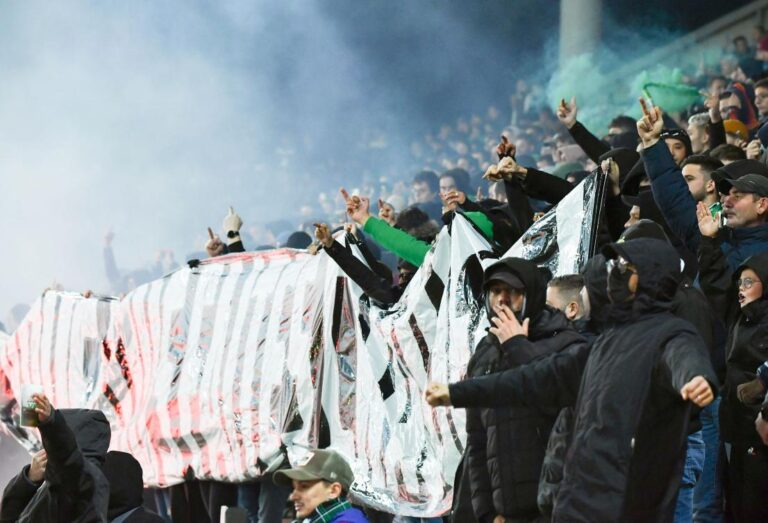 Saint-Etienne match delayed after fans bombard and invade pitch