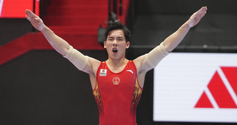 Zhang  Boheng wins all-around final at gymnastics worlds