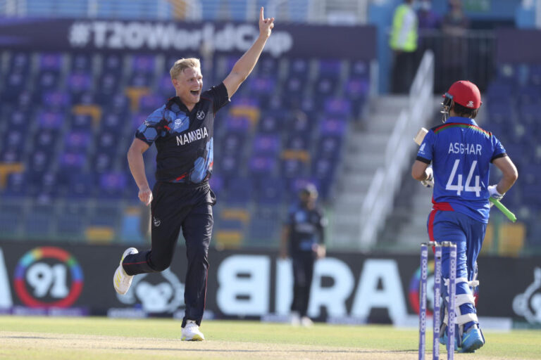Former captain Asghar Afghan bows out with 31 as Afghanistan hit 160 against Namibia