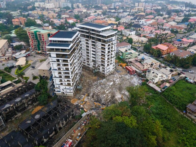 Nigeria races to find survivors as 22 die in building collapse