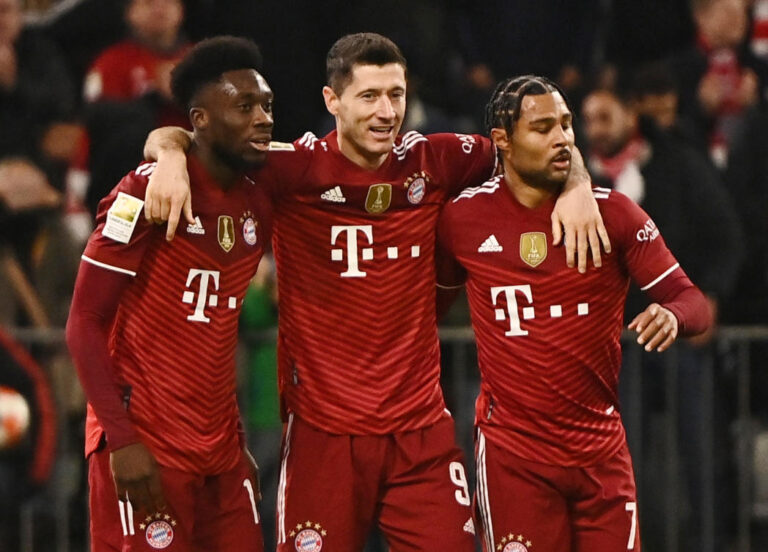 Lewandowski scores in Bayern win for 60th goal of 2021