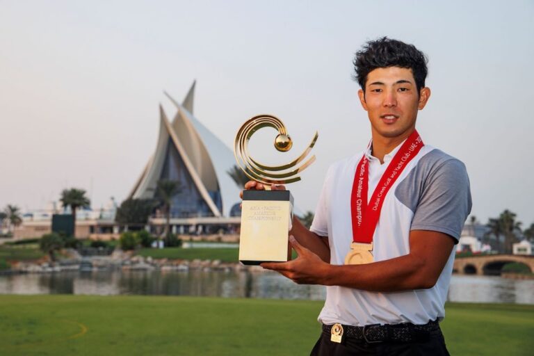 Top golfer Keita Nakajima wins play-off to claim the Asia-Pacific Amateur Championship in Dubai