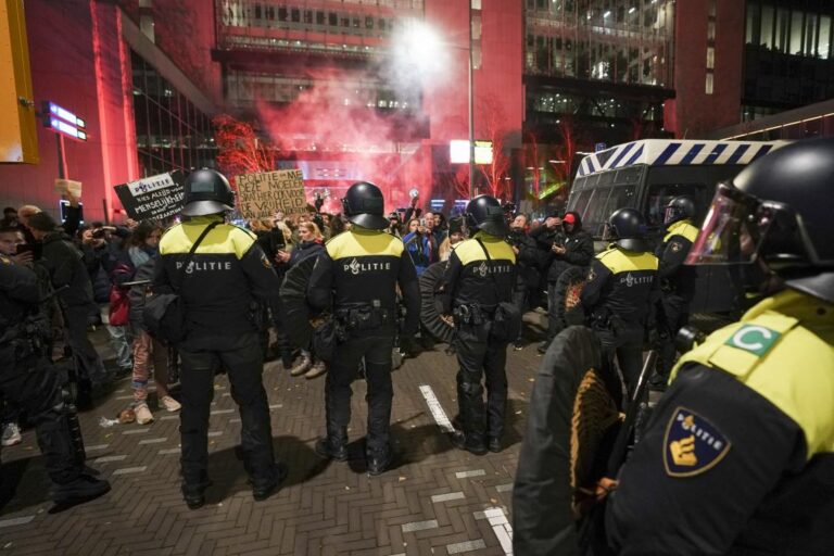 Dutch police detain dozens in a second night of COVID-19 rioting