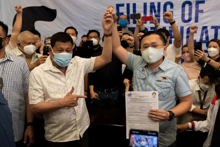 Philippine leader Rodrigo Duterte’s preferred successor quits presidential race