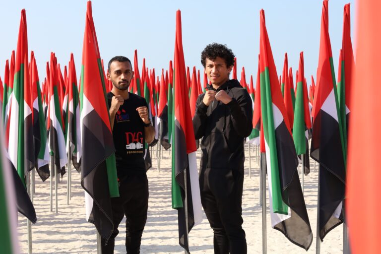 Emirati boxing duo mark the country’s 50th National Day ahead of high-profile bouts at Coca Cola Arena in Dubai
