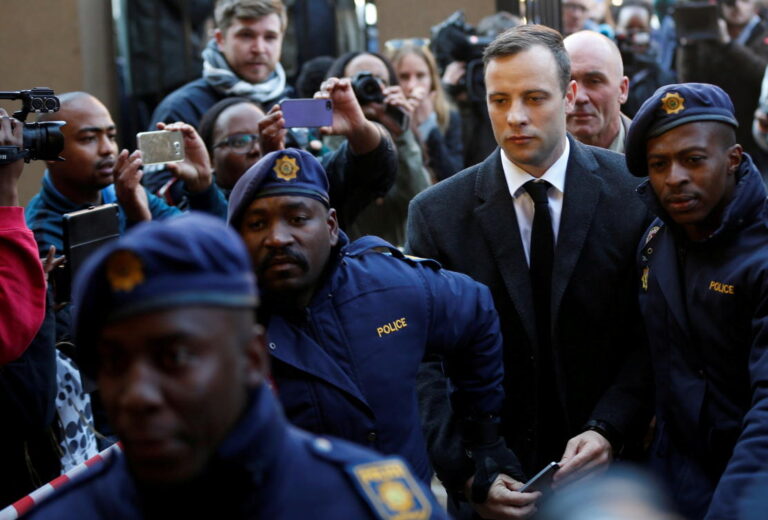 Jailed former paralympic athlete Pistorius moved closer to victim’s family