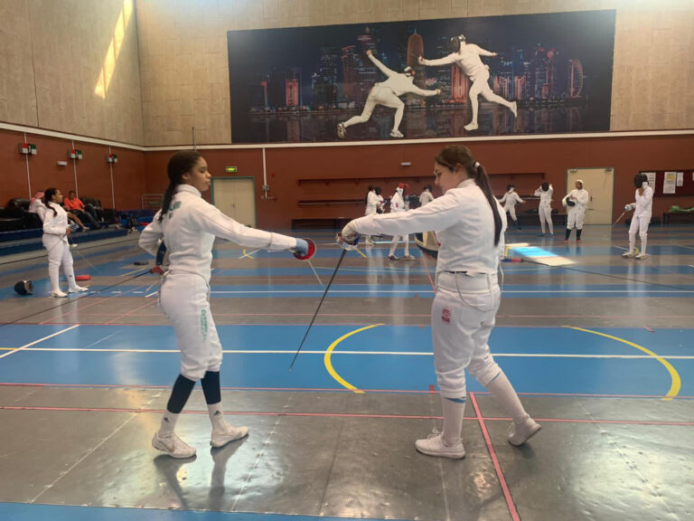 Saudi women’s fencing team launches Qatar training camp
