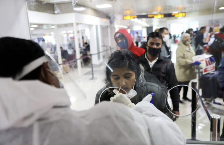 Indian capital reports new COVID-19 surge amid omicron spread