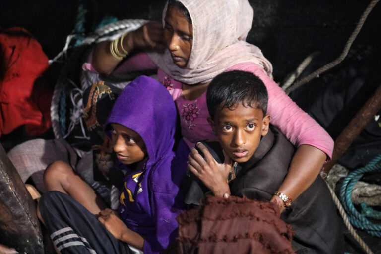 Bowing to international pressure, Indonesia allows stricken boat with over 100 Rohingya refugees to dock
