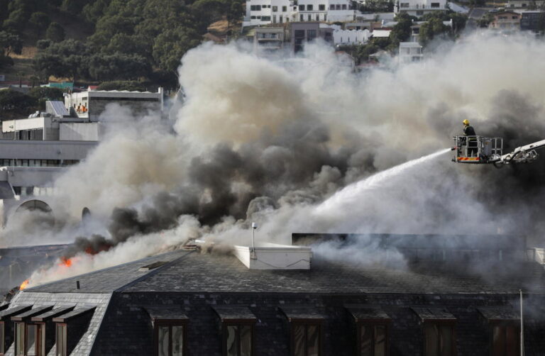 South Africa parliament fire contained – firefighters