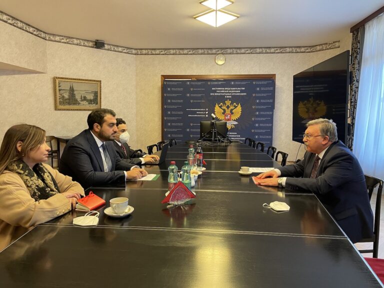 Russia envoy to nuclear deal talks discusses developments with Saudi ambassador