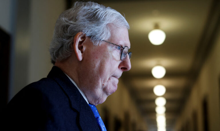 Top US Republican McConnell lashes out at Biden