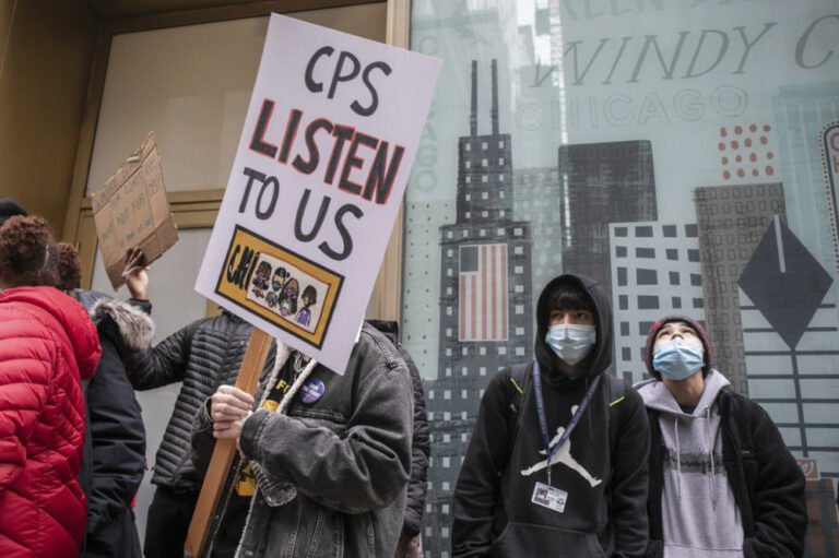 As omicron fuels surge, US students stage walkouts to protest in-person classes