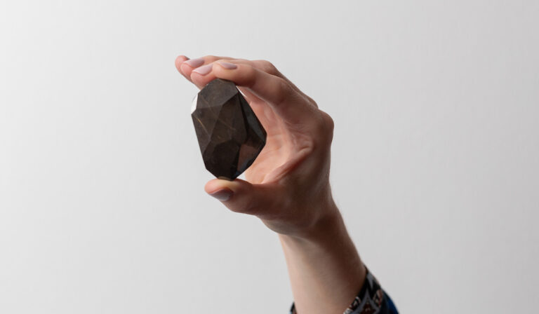 Record-breaking 555.55 carat black diamond unveiled at Sotheby’s Dubai