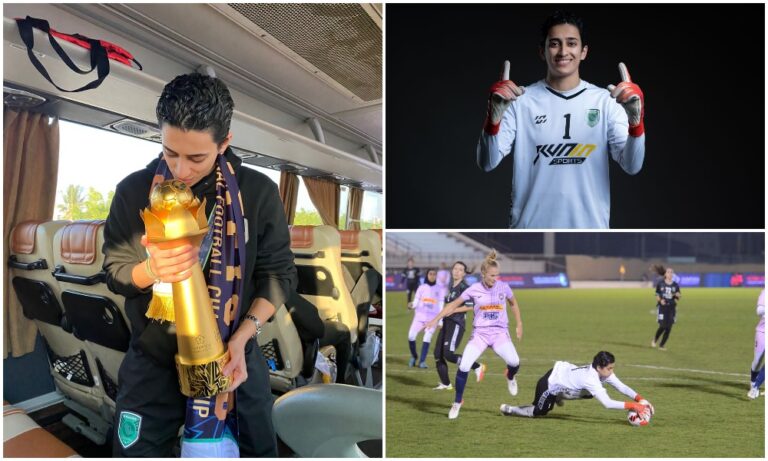 Samia Khaled, named best goalkeeper in Saudi Women’s League, shares dream of turning pro