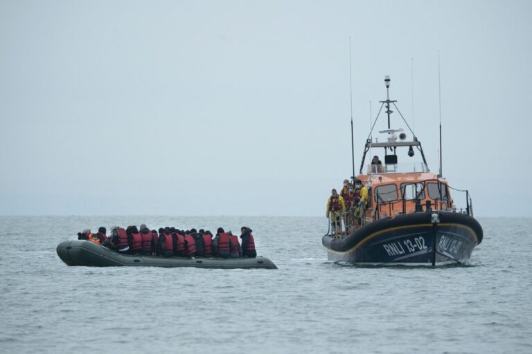 UK drafting plan to detain male migrants found at sea