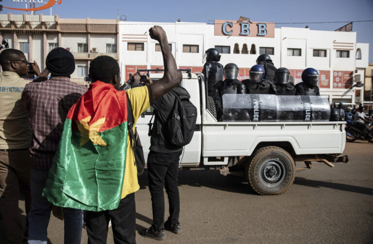 Burkina Faso forces fire tear gas at anti-govt protests
