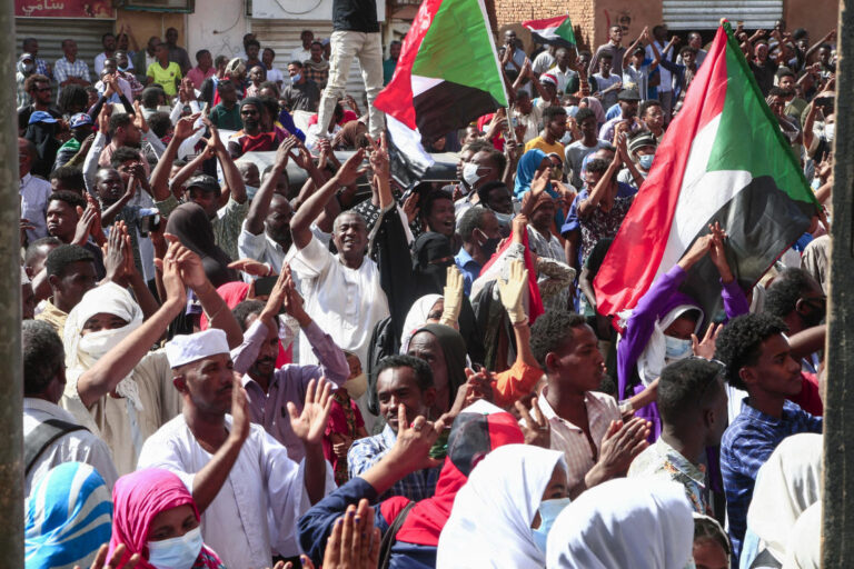 Thousands protest in Sudan against military rule