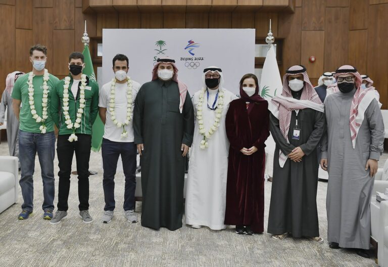 Saudi authorities honor qualifiers for the Beijing 2022 Winter Olympics