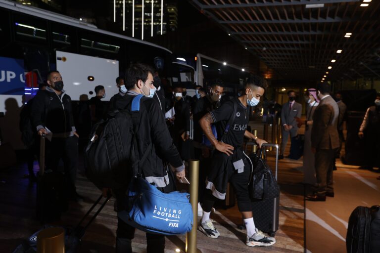 Al-Hilal arrive in Abu Dhabi for FIFA Club World Cup UAE 2021