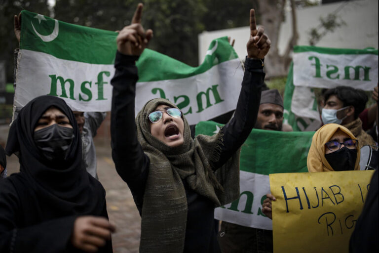 Indian Muslim students say hijab ban forces choice of religion or education