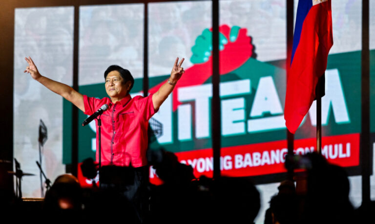 Marcos holds big early lead in Philippine presidential race