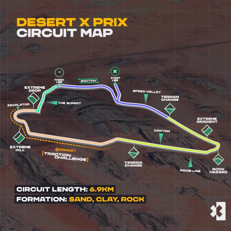 Extreme E reveals Desert X Prix course to launch Season 2 in NEOM