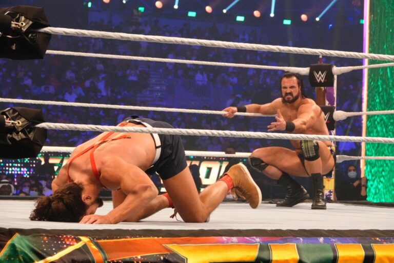 AS IT HAPPENED: Brock Lesnar claims win in Jeddah WWE Elimination Chamber showdown