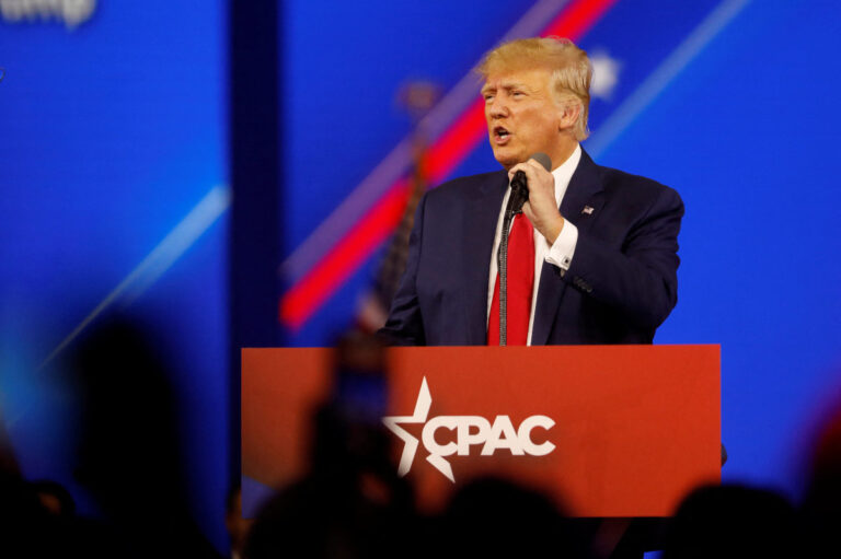 Trump slams Russian invasion, but insists it happened because Biden is weak